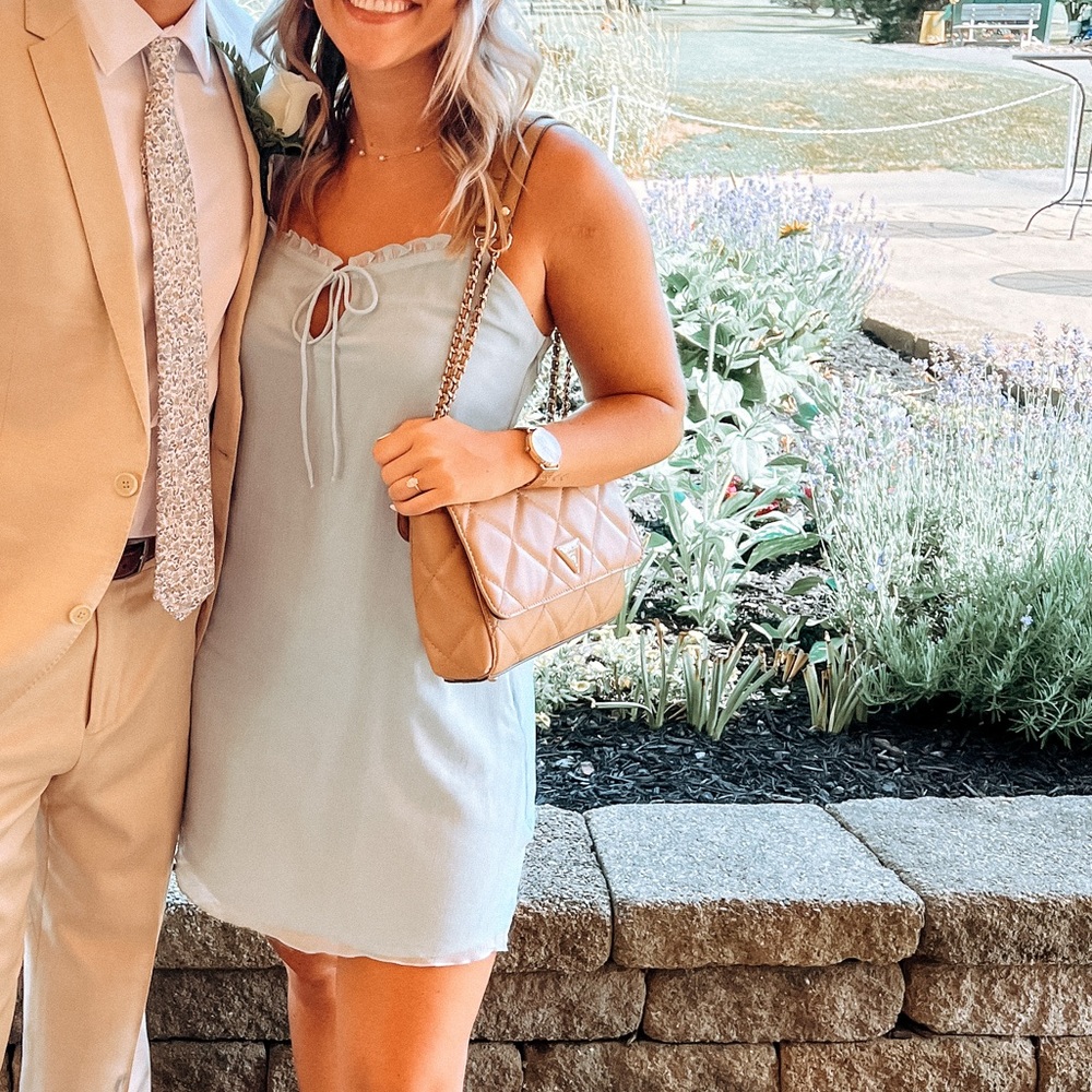 Abercrombie & Fitch Light Blue Mini Dress